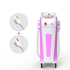 Dobbelt håndtag IPL OPT SHR Permanent Hårfjerningsmaskine